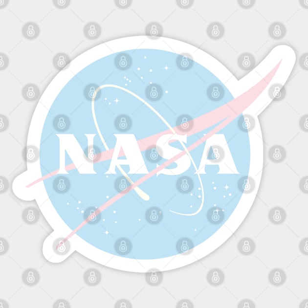 Pastel NASA Sticker by Fiends